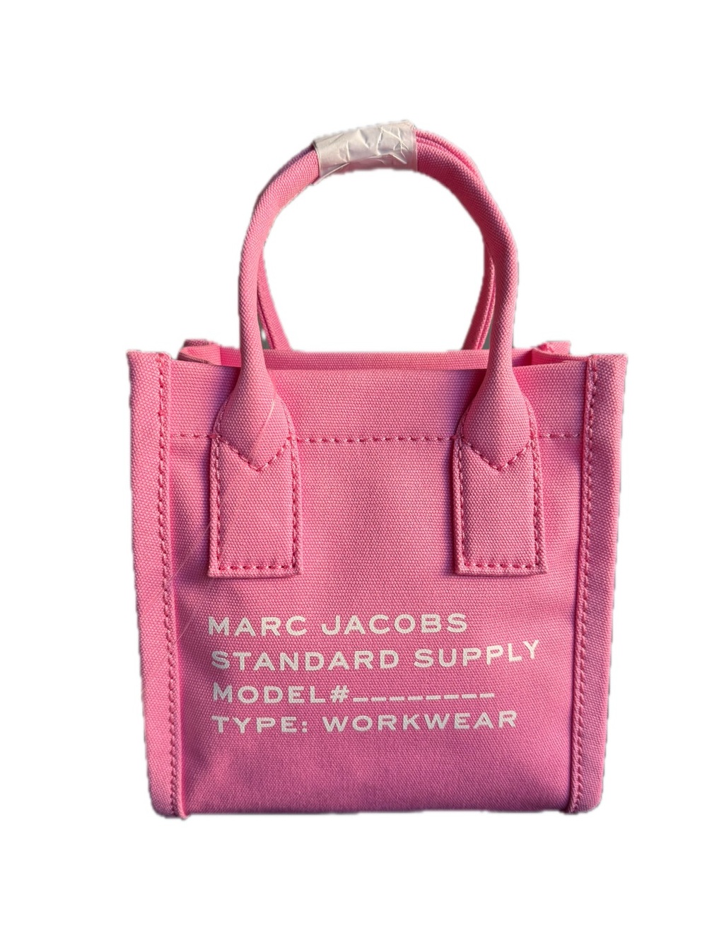 Marc Jacobs Standard Supply Tote Pink Canvas Crossbody Bag NEW with Tags & Wrap